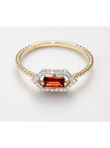 DIAMANTA Gouden ring "Isaline" met diamanten