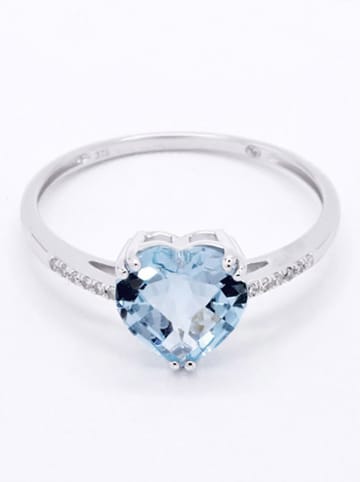 DIAMANTA Witgouden ring "Nimué" met diamanten