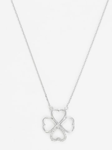 DIAMANTA Weißgold-Halskette "Roselani" mit Diamanten - (L)42 cm