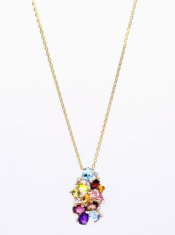 DIAMANTA Gouden hanger "Eléa" met diamanten