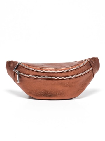 Abaco Leder-Brustbeutel "Lyat" in Camel - (B)32,5 x (H)13,5 x (T)7 cm