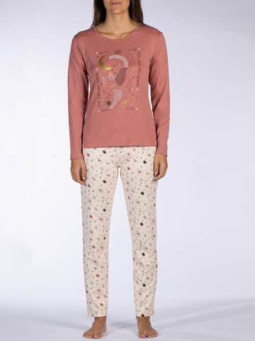 Daniel Hechter Pyjama in Altrosa/ Rosé
