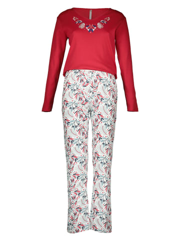 Melissa Brown Pyjama rood/wit