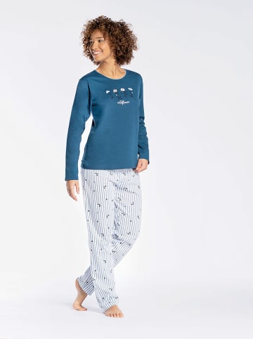 Belamy Pyjama blauw/wit