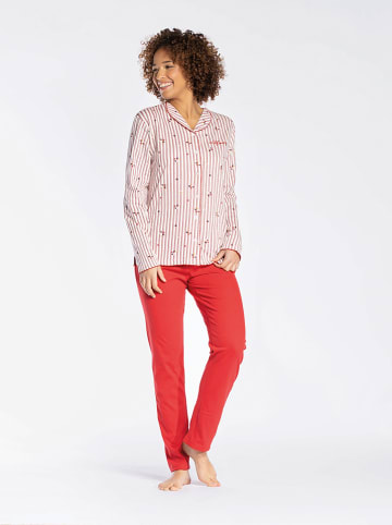 Belamy Pyjama rood/wit
