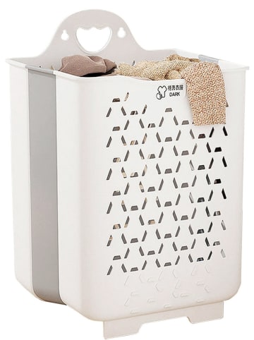 Joybos Vouwbare wasmand wit - (H)45 cm