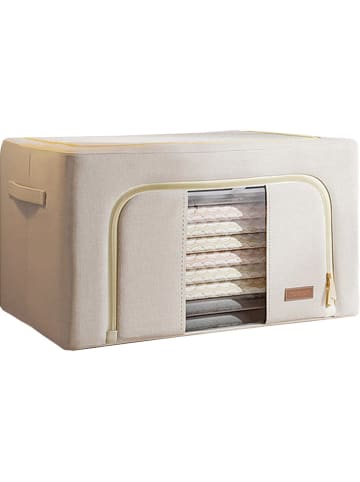 Joybos Inklapbare kledingbox beige - 66 l