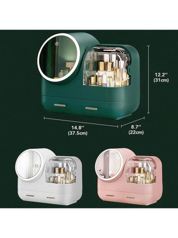 Joybos Make-uporganizer wit - (B)31 x (H)37 x (D)22 cm