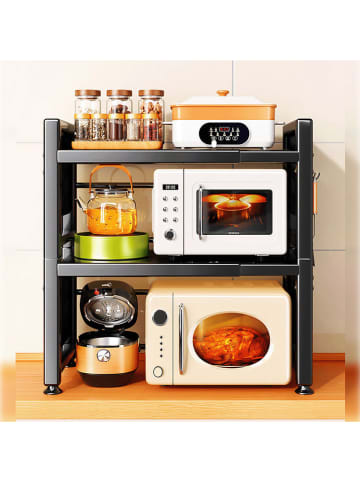 Joybos Keukenkast zwart - (B)67 x (H)80,5 x (D)12,6 cm