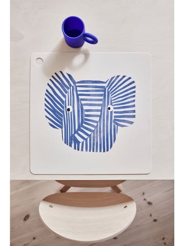 OYOY mini 2er-Set: 2 Kinderbecher "Nomu" in Blau/ Braun - (H) 7 x Ø 6,5 cm