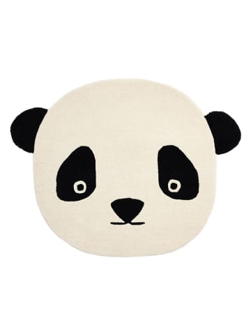 OYOY mini Laagpolig tapijt "Panda" zwart/wit