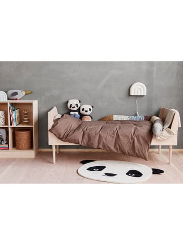 OYOY mini Laagpolig tapijt "Panda" zwart/wit