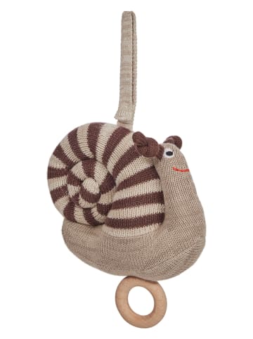 OYOY mini Muziekmobiel "Sally Snail" bruin - vanaf de geboorte