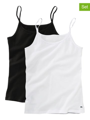 JAKO-O 2-delige set: hemdjes zwart/wit
