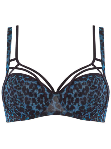 Marlies Dekkers Beugelbeha blauw/zwart