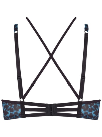 Marlies Dekkers Beugelbeha blauw/zwart