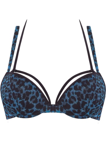 Marlies Dekkers Push-up beha blauw/zwart