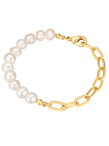 Perldesse Vergulde armband met parels