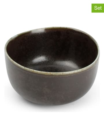 Salt and Pepper 4er-Set: Servierschalen "Studio Urban" in Braun - (H)5 x Ø 11,5 cm