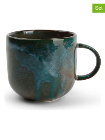 Salt and Pepper 4-delige set: koffiekoppen "Studio Urban" groen - 240 ml