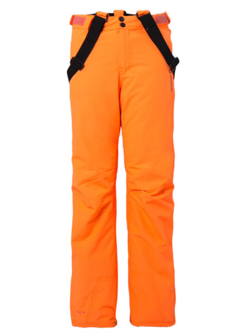 Brunotti Spodnie narciarskie "Footstrap-N" w kolorze pomarańczowym