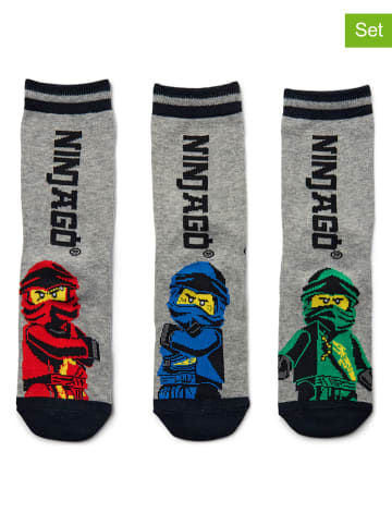 LEGO 3er-Set: Socken in Grau