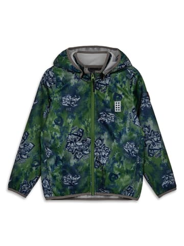 LEGO Softshelljacke in Grün/ Dunkelblau