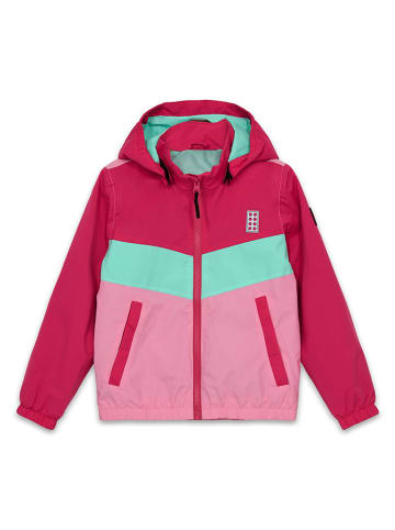 LEGO Übergangsjacke in Pink/ Türkis