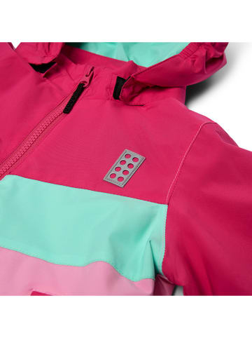 LEGO Übergangsjacke in Pink/ Türkis