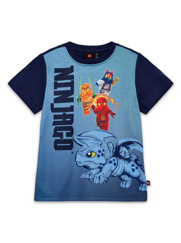 LEGO Shirt in Dunkelblau/ Orange