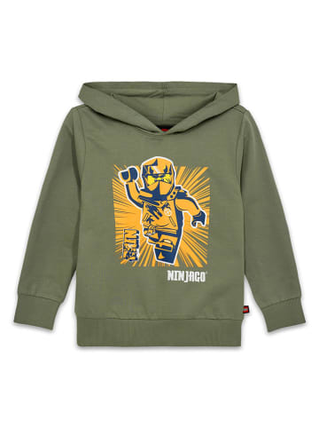 LEGO Hoodie in Khaki/ Orange