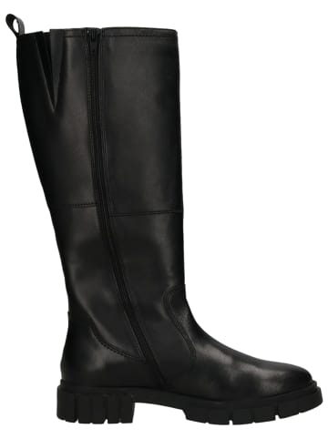 Bagatt Leder-Stiefel in Schwarz