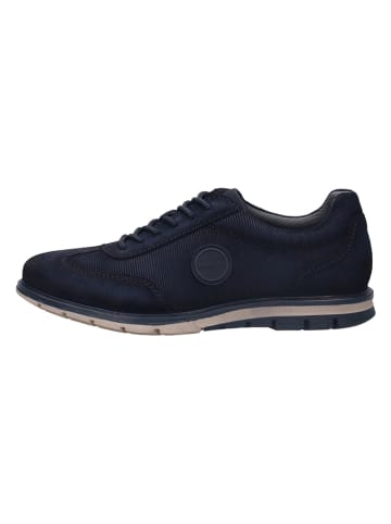 Bugatti Leren sneakers donkerblauw