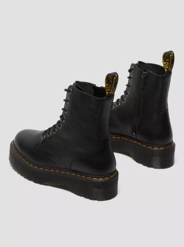 Dr. Martens Skórzane botki w kolorze czarnym