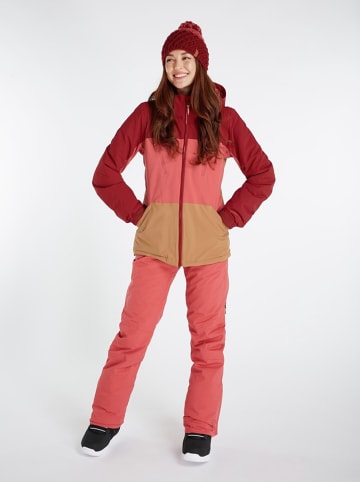 Protest Ski-/snowboardjas "Baow" rood/lichtroze/beige