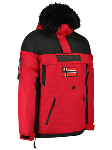 Geographical Norway Parka "Bruno" in Rot/ Schwarz