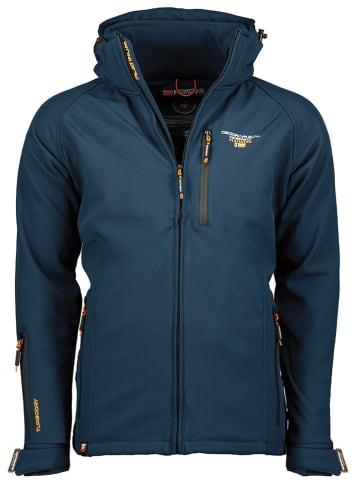 Geographical Norway Kurtka softshellowa "Taboo" w kolorze niebieskim