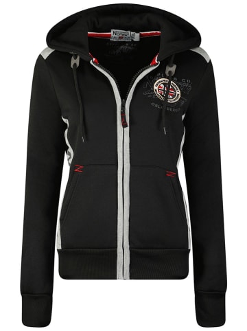 Geographical Norway Sweatvest "Girly lady" zwart