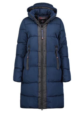 Geographical Norway Wintermantel "Bluma" donkerblauw