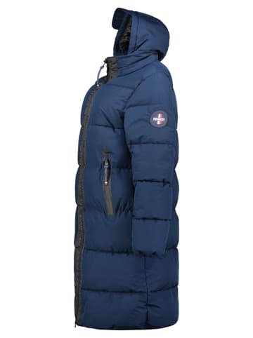 Geographical Norway Wintermantel "Bluma" donkerblauw