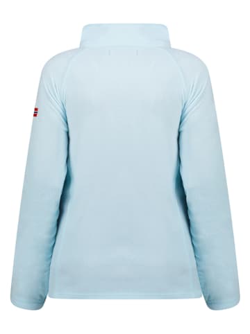Geographical Norway Fleecepullover in Hellblau
