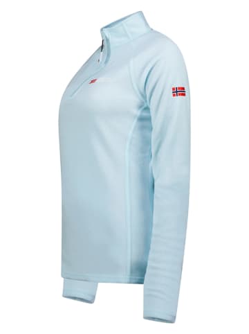 Geographical Norway Fleecepullover in Hellblau