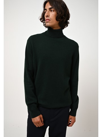 AUTHENTIC CASHMERE Kaszmirowy golf "Bange" w kolorze ciemnozielonym