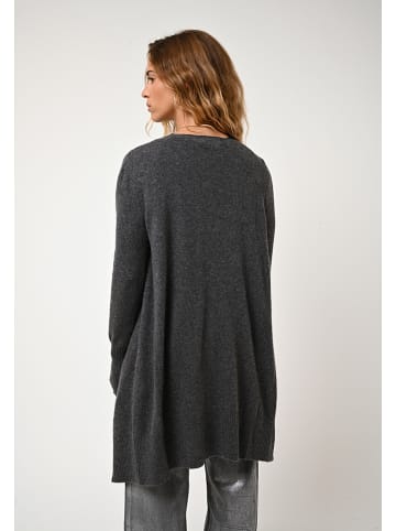 AUTHENTIC CASHMERE Kasjmieren vest "Chésery" antraciet