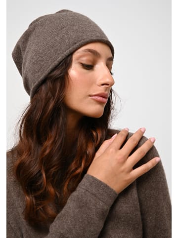 AUTHENTIC CASHMERE Kaschmir-Mütze "Pinier" in Braun