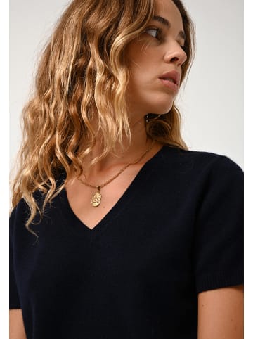 AUTHENTIC CASHMERE Kaschmir-Shirt "Kali" in Dunkelblau