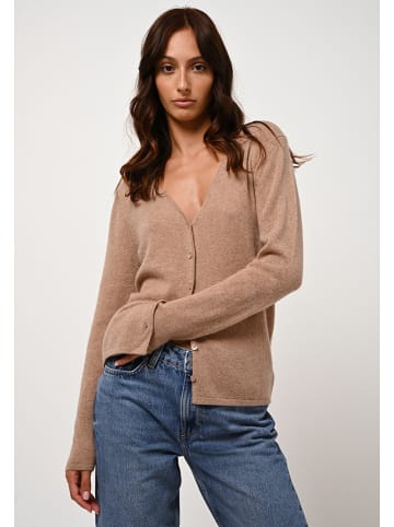 AUTHENTIC CASHMERE Kaszmirowy kardigan "Chalais" w kolorze beżowym