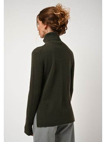 AUTHENTIC CASHMERE Kasjmieren coltrui "Fornet" kaki