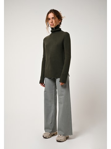 AUTHENTIC CASHMERE Kasjmieren coltrui "Fornet" kaki