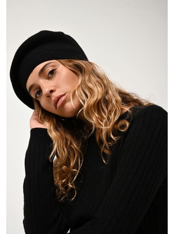 AUTHENTIC CASHMERE Kaszmirowa czapka "Liwi" w kolorze czarnym